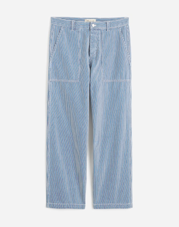 Baggy Surplus Pants in Indigo Engineer Stripe ROCKAWAY STRIPE