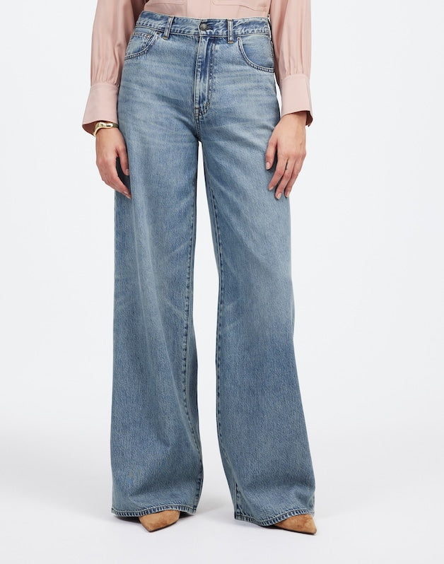 Superwide-Leg Jeans in Billings Wash: Airy Denim Edition BILLINGS WASH