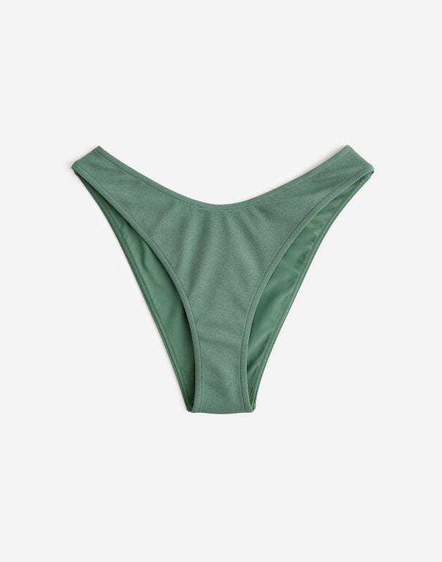 Zulu &amp; Zephyr Eucalyptus Textured Bikini Bottom EUCALYPTUS