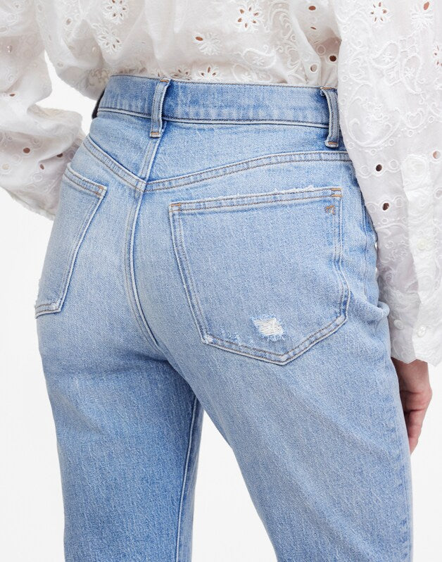 The '90s Straight Jean in Hallstead Wash HALLSTEAD WASH