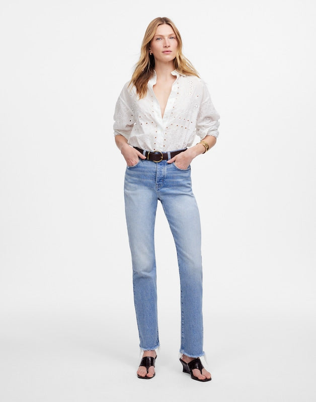 The '90s Straight Jean in Hallstead Wash HALLSTEAD WASH