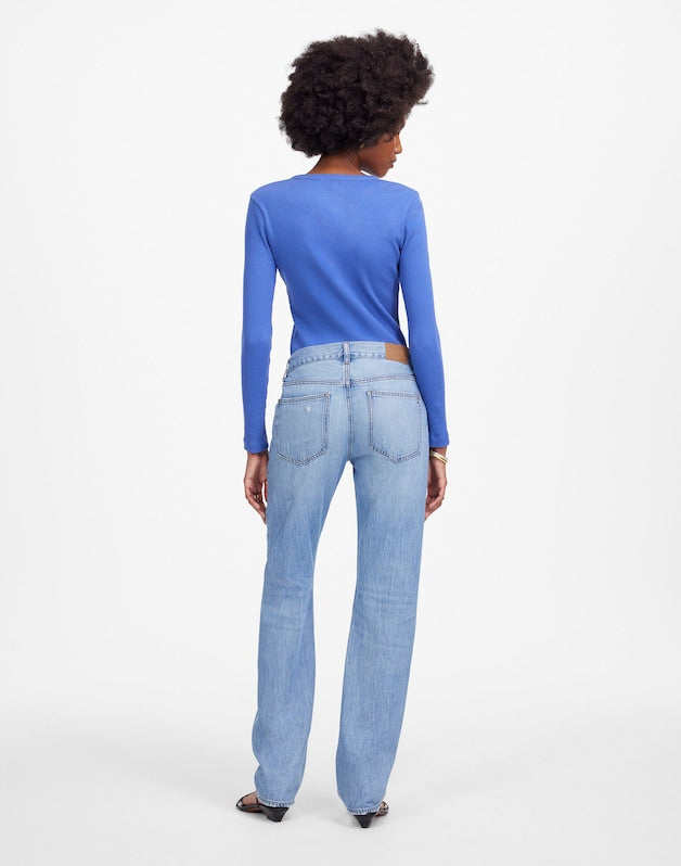 The Dean Easy Straight Jean in Northridge Wash: Airy Denim Edition NORTHRIDGE WASH