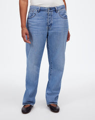 The Curvy Dean Easy Straight Jean in Northridge Wash: Airy Denim Edition NORTHRIDGE WASH