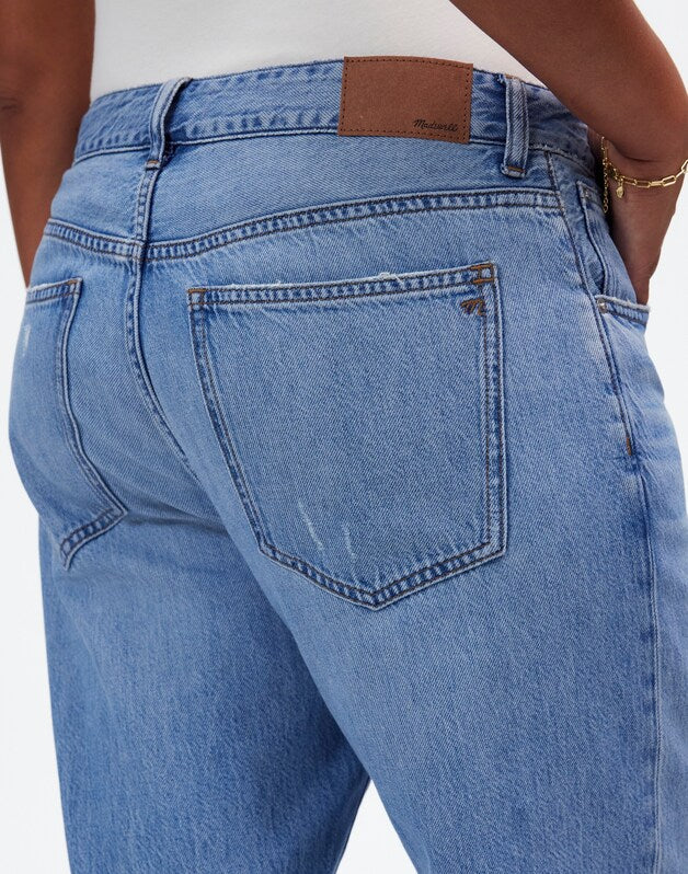 The Curvy Dean Easy Straight Jean in Northridge Wash: Airy Denim Edition NORTHRIDGE WASH
