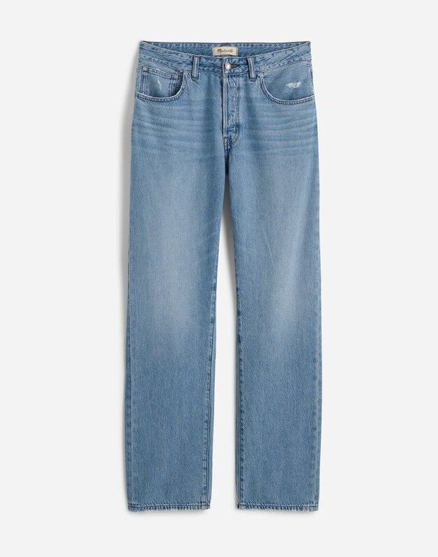 The Curvy Dean Easy Straight Jean in Northridge Wash: Airy Denim Edition NORTHRIDGE WASH