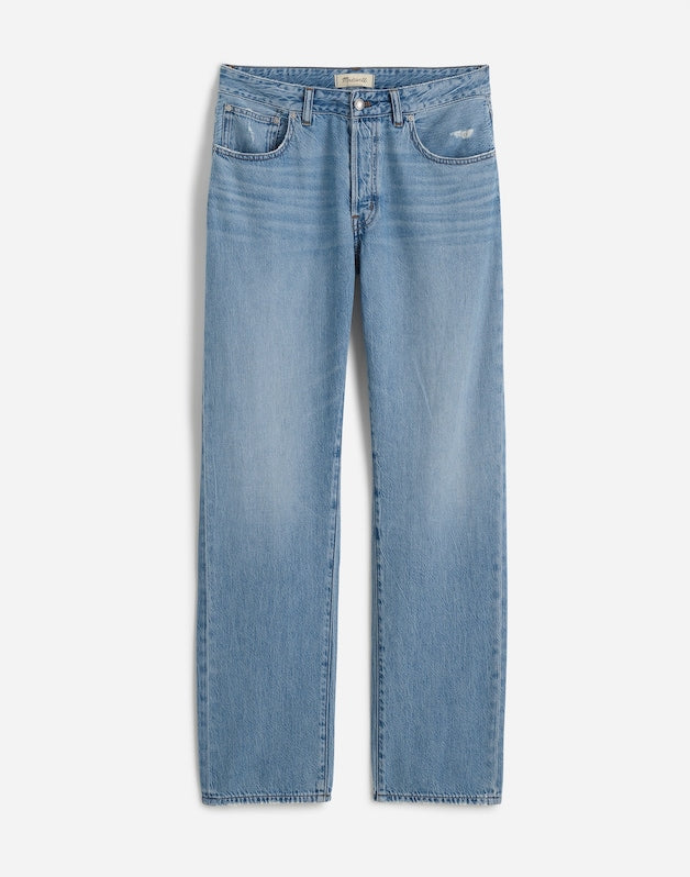 The Curvy Dean Easy Straight Jean in Northridge Wash: Airy Denim Edition NORTHRIDGE WASH