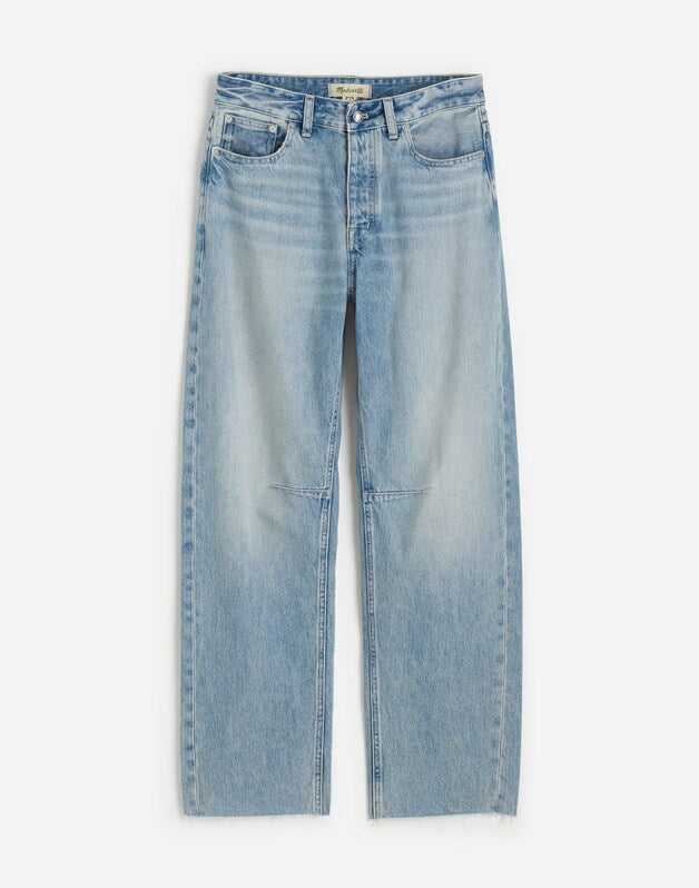 The Curvy Darted Barrel-Leg Jean in Edmonson Wash EDMONSON WASH
