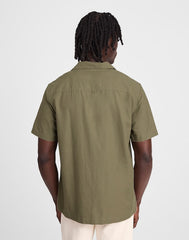 Camp Collar Short-Sleeve Shirt in Everyday Twill PRESSED SAGE