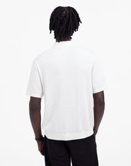 Pointelle Stitch Sweater Polo SALT