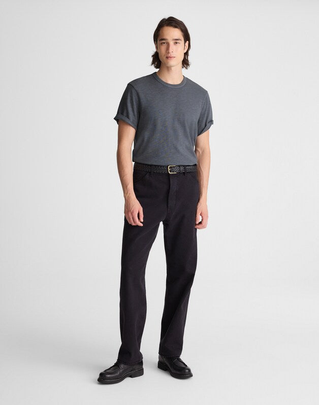Heavyweight Slub Cotton Tee WEATHERED INDIGO