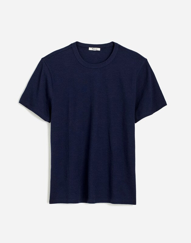 Heavyweight Slub Cotton Tee JUNIPER BERRY