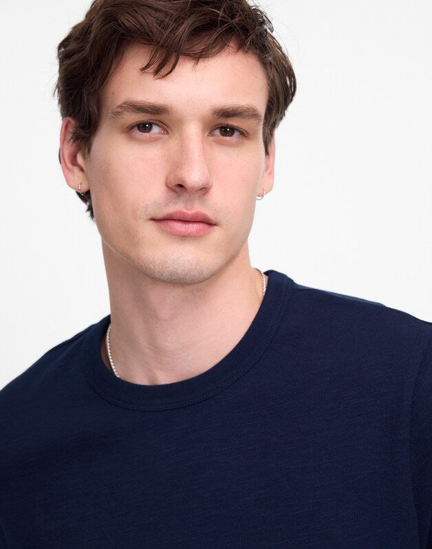 Heavyweight Slub Cotton Tee JUNIPER BERRY