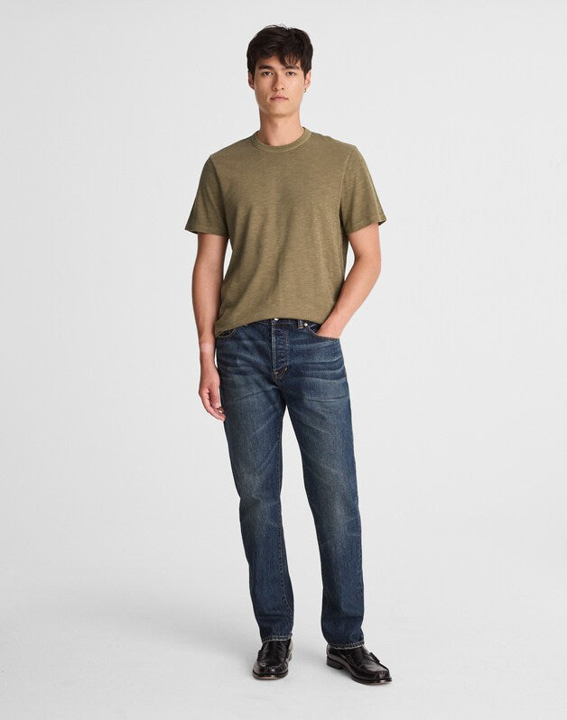 Heavyweight Slub Cotton Tee FADED FATIGUE