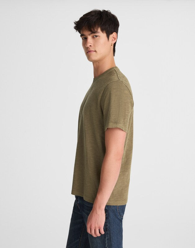 Heavyweight Slub Cotton Tee FADED FATIGUE