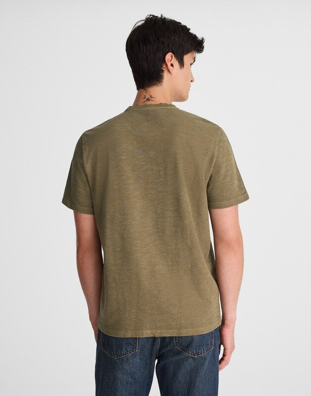 Heavyweight Slub Cotton Tee FADED FATIGUE
