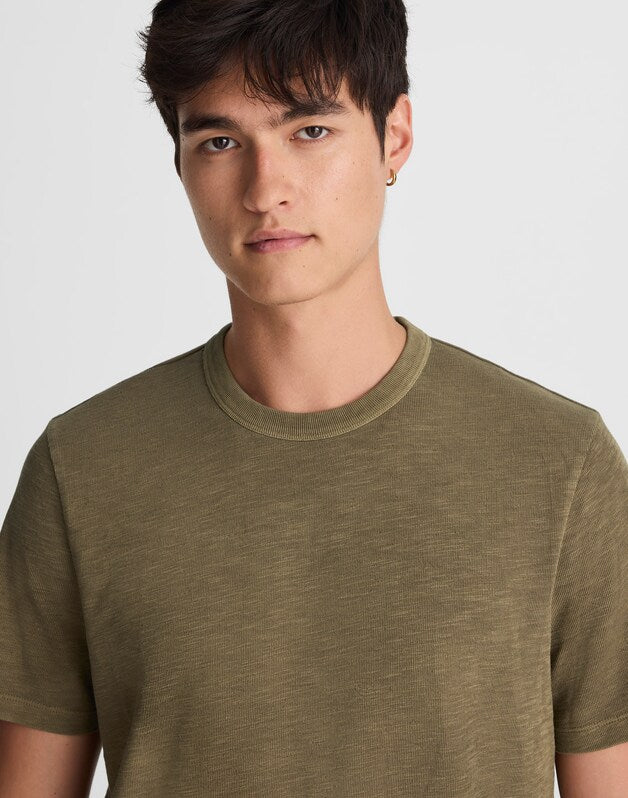 Heavyweight Slub Cotton Tee FADED FATIGUE