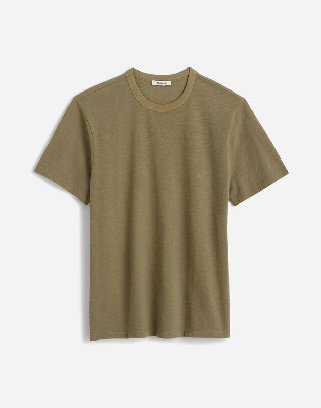 Heavyweight Slub Cotton Tee FADED FATIGUE