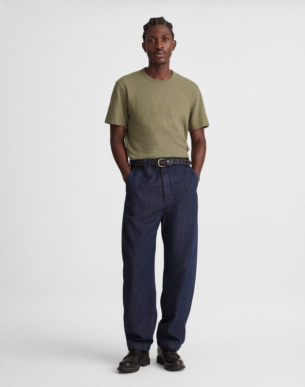 Heavyweight Slub Cotton Tee OLIVE