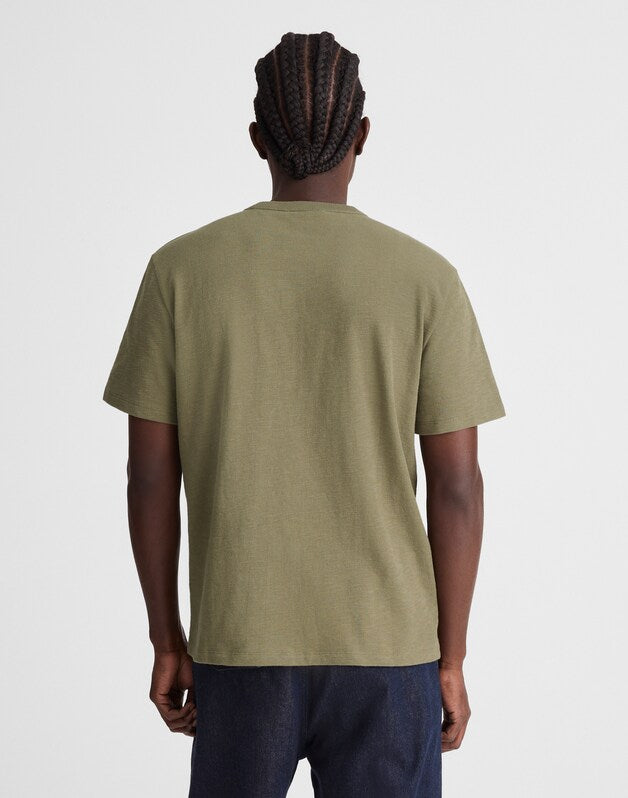 Heavyweight Slub Cotton Tee OLIVE