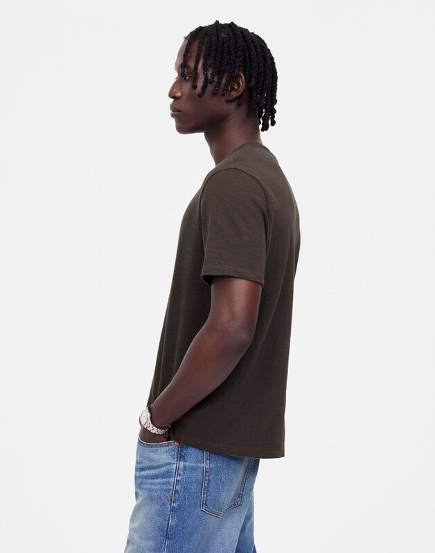 Heavyweight Slub Cotton Tee SOFT CHARCOAL