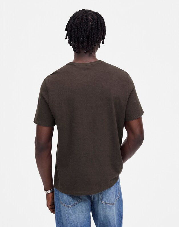 Heavyweight Slub Cotton Tee SOFT CHARCOAL
