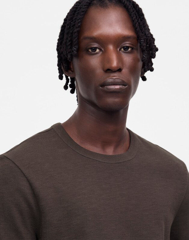 Heavyweight Slub Cotton Tee SOFT CHARCOAL