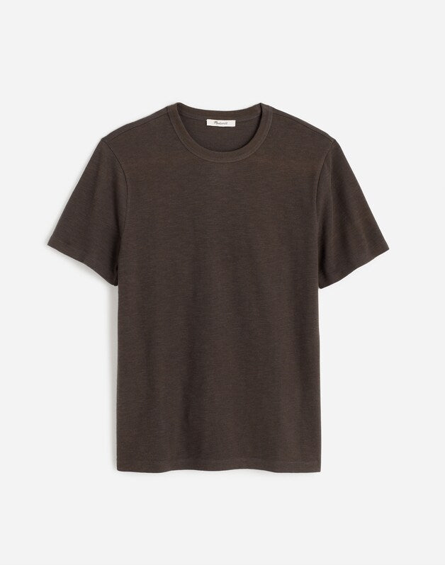 Heavyweight Slub Cotton Tee SOFT CHARCOAL