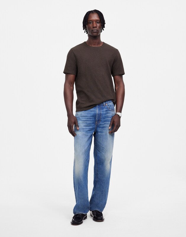 Heavyweight Slub Cotton Tee SOFT CHARCOAL