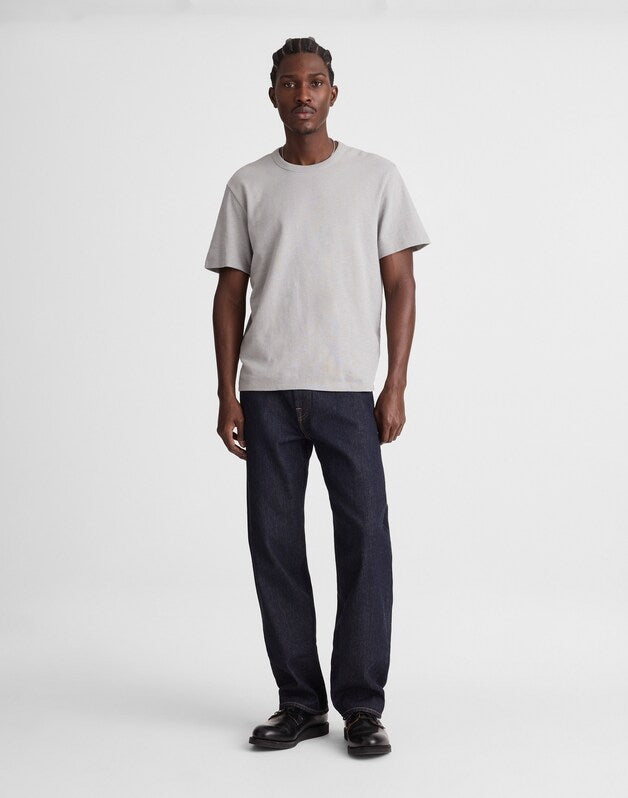 Heavyweight Slub Cotton Tee WARM GREY