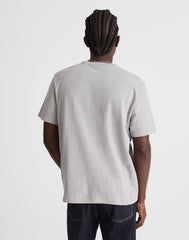 Heavyweight Slub Cotton Tee WARM GREY