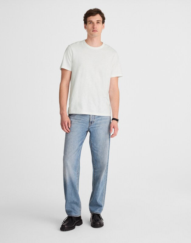 Heavyweight Slub Cotton Tee WHITE