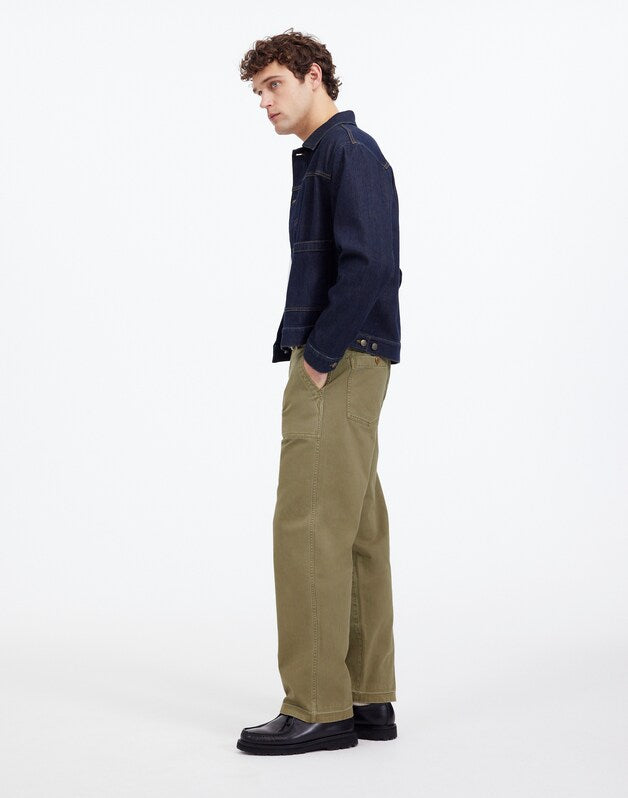 Fatigue Pants in Garment-Dyed Cotton Twill FADED FATIGUE