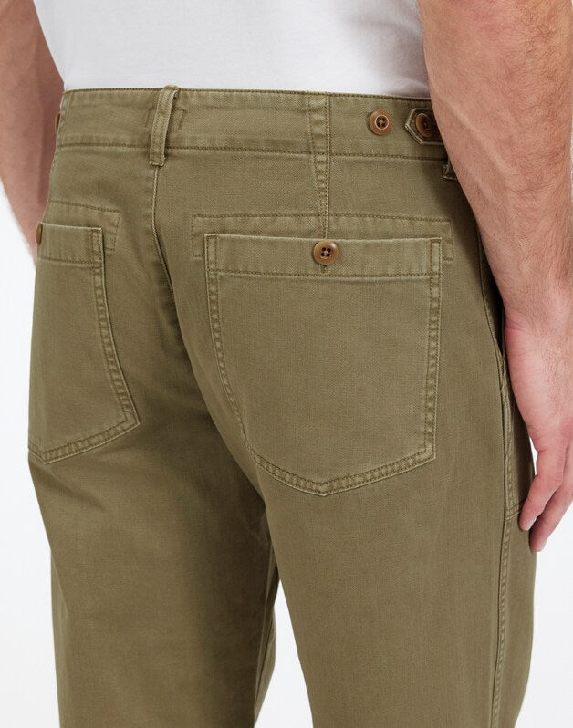 Fatigue Pants in Garment-Dyed Cotton Twill FADED FATIGUE