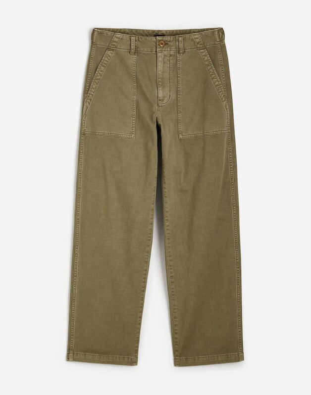 Fatigue Pants in Garment-Dyed Cotton Twill FADED FATIGUE