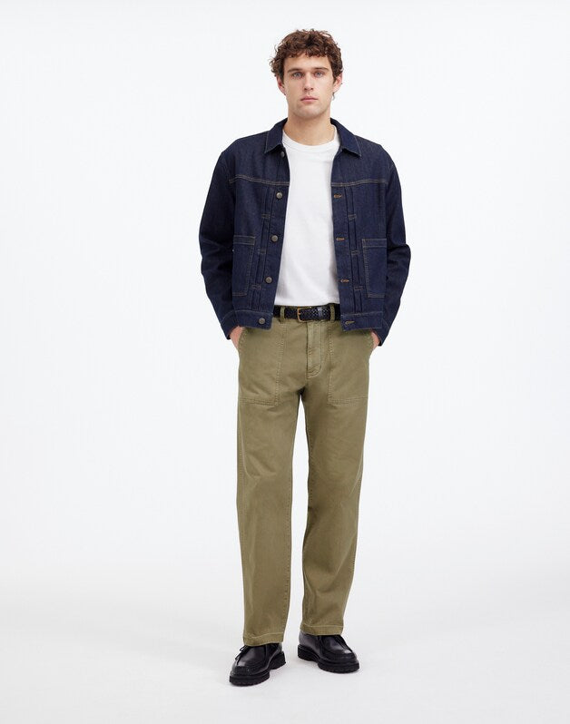 Fatigue Pants in Garment-Dyed Cotton Twill FADED FATIGUE