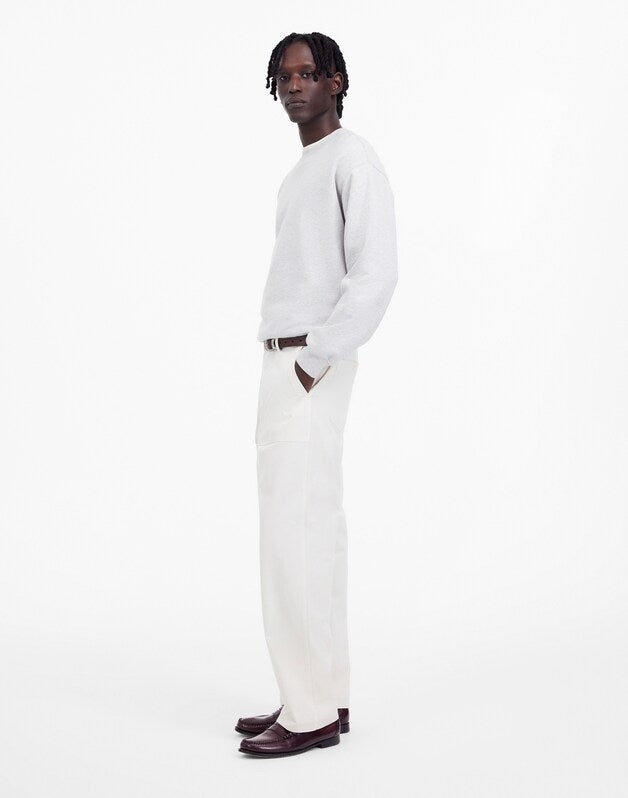 Fatigue Pants in Garment-Dyed Cotton Twill VINTAGE IVORY
