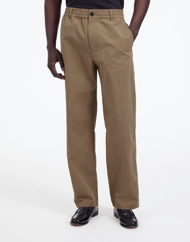 Pull-On Pant in Cotton Blend DESERT TAUPE
