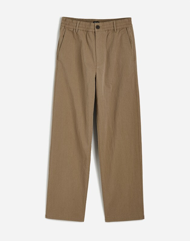 Pull-On Pant in Cotton Blend DESERT TAUPE