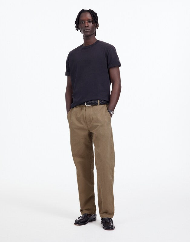 Pull-On Pant in Cotton Blend DESERT TAUPE