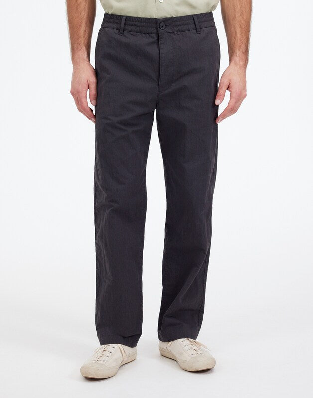 Pull-On Pant in Cotton Blend DARK METAL