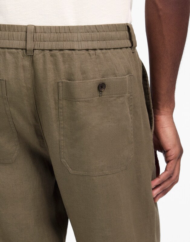Linen Pull-On Pant PRESSED SAGE