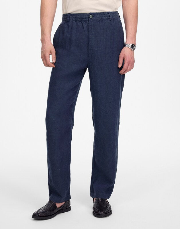 Linen Pull-On Pant DARK INDIGO