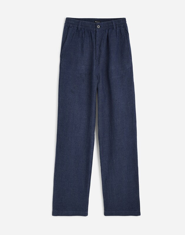Linen Pull-On Pant DARK INDIGO