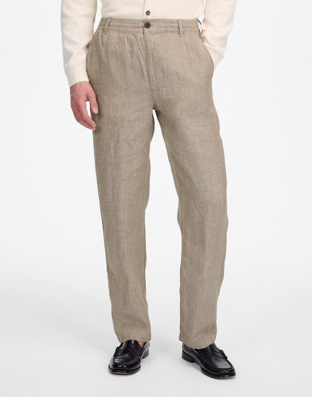 Linen Pull-On Pant CHESTNUT