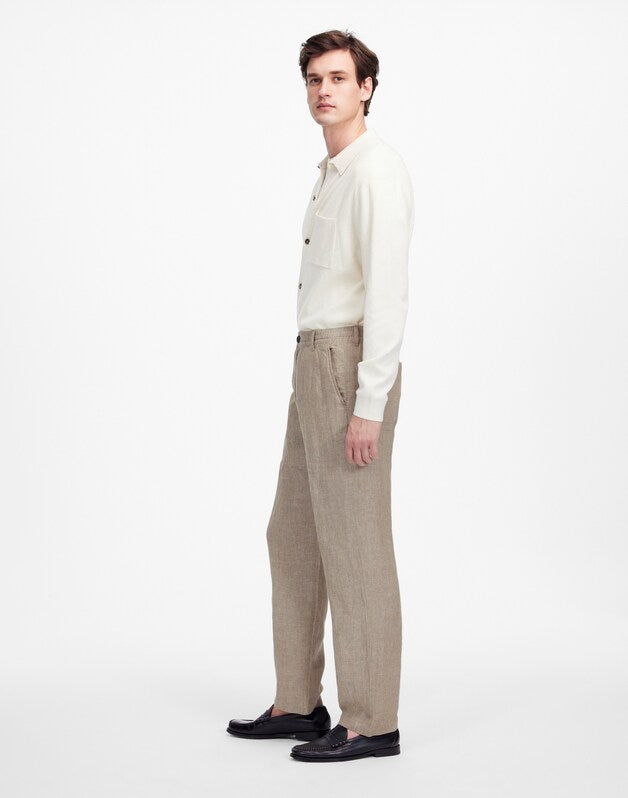 Linen Pull-On Pant CHESTNUT