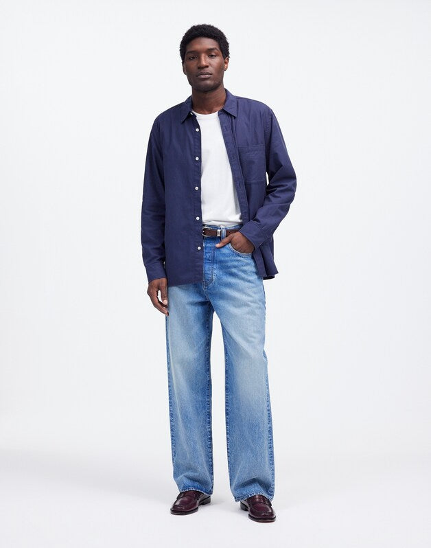 Button-Up Shirt in Everyday Twill NIGHT INDIGO