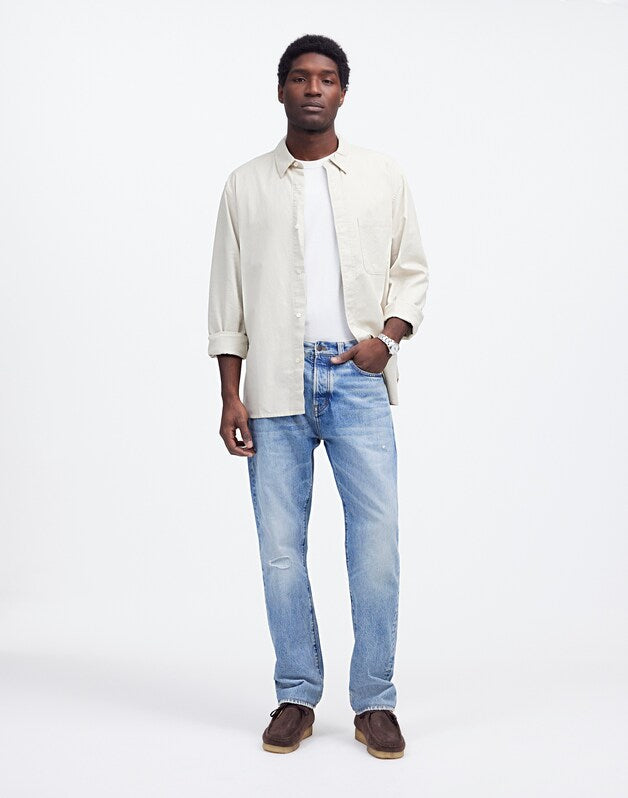 Button-Up Shirt in Everyday Twill BLEACHED CANVAS