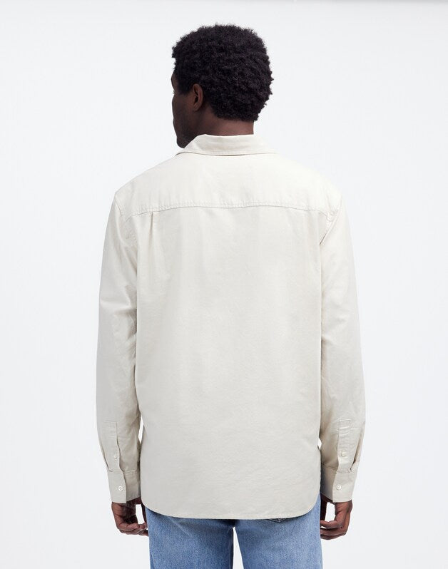 Button-Up Shirt in Everyday Twill BLEACHED CANVAS