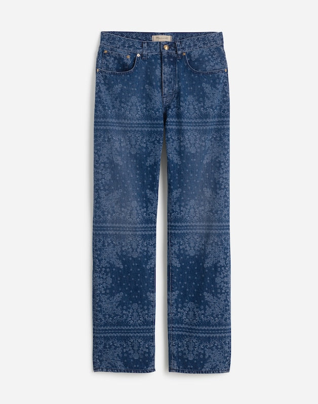 The Dean Easy Straight Jean in Bandana DARK NAVY