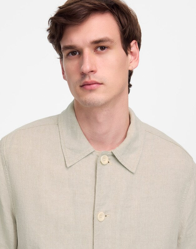 Linen Shirt-Jacket OAT